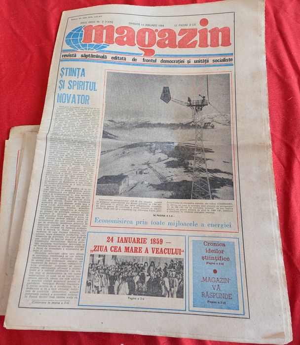 Ziarul Magazin - de colecție 4 numere 1984