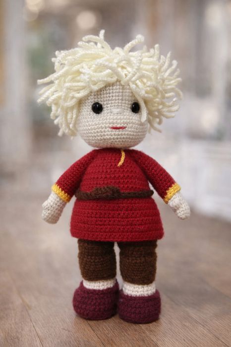 Вязаный домовёнок Кузя