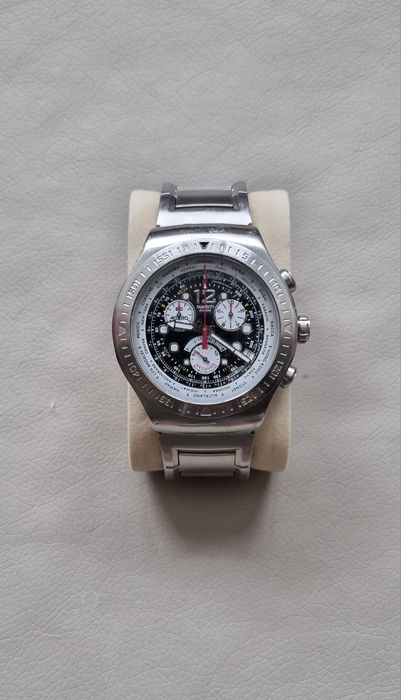 Curea bratara swatch big 23mm oversize 47mm si yrs retrograde