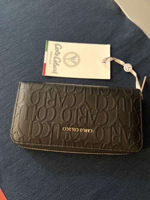 Portofel Dama Nou piele stantata Carlo Calucci