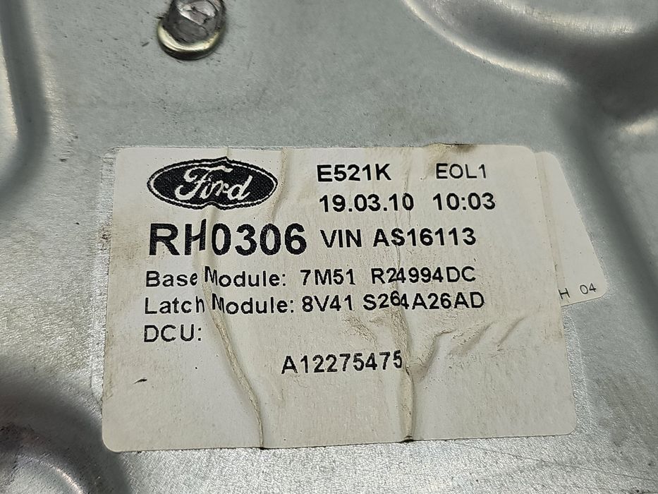 Macara electrica geam dreapta spate Ford Kuga I [Fabr 2008-2012] SUV 7