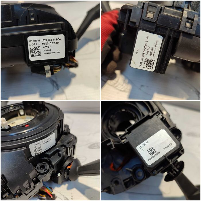 Ansamblu manete comenzi volan + spiră BMW Seria 1 E81 E87 9122509 2010 / [2004-2011] / (5A3)