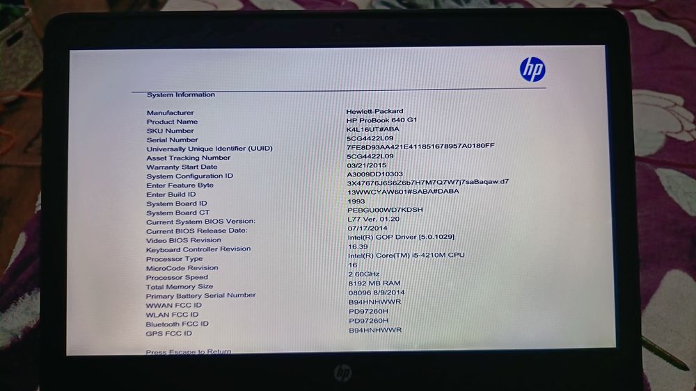 Laptop stare buna
