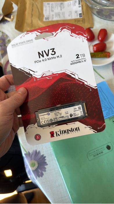 Solid State Drive (SSD) Kingston NV3, 2TB, PCIe 4.0 NVMe, M.2.