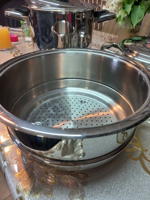 Комплект тенджера, сито чиния и тиган Zepter