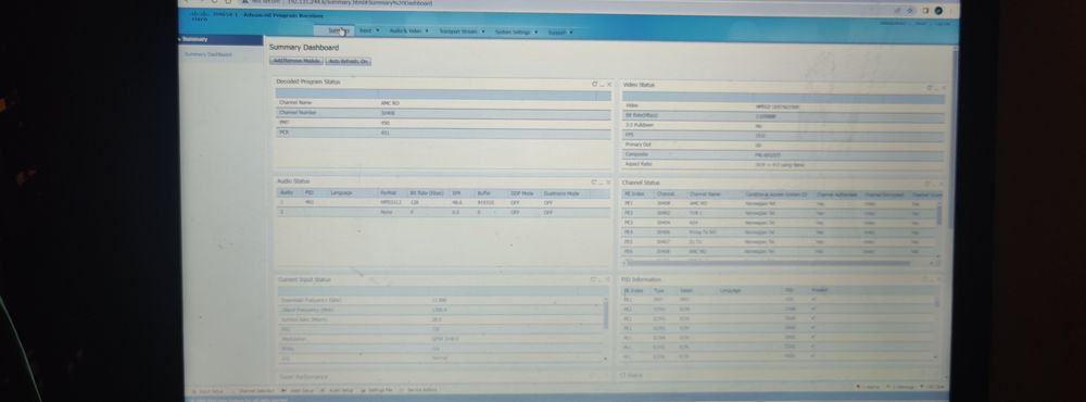 IRD Cisco 9854-I dvbs2 Scientific Atlanta receptor satelit multidecrip
