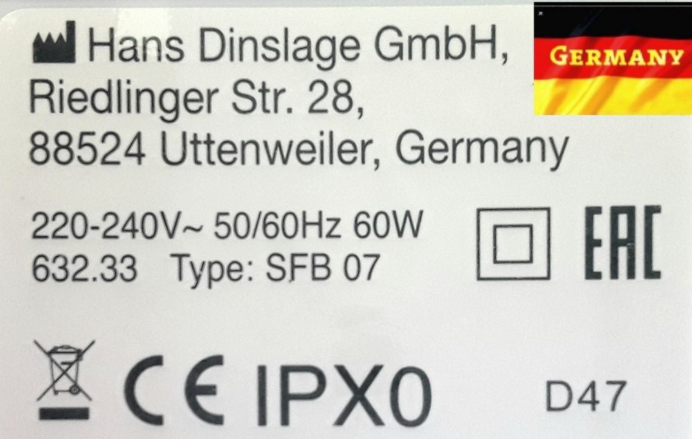 CĂDITĂ HIDROMASAJ pentru picioare SANITAS - Germania NOUĂ - 110 lei