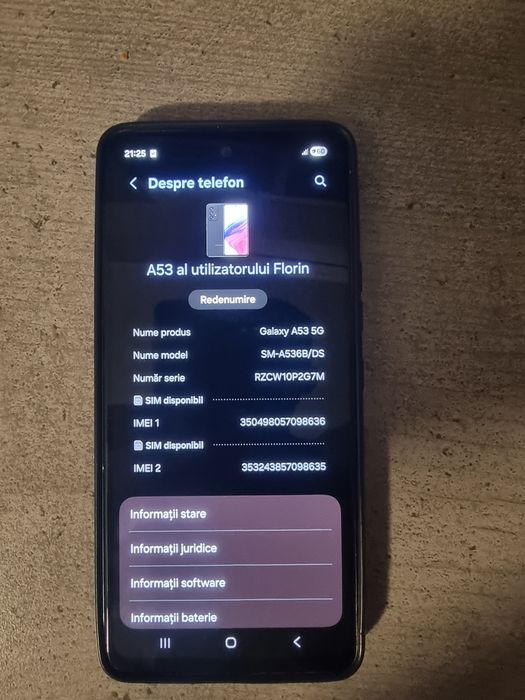 Samsung a53 5g impecabil