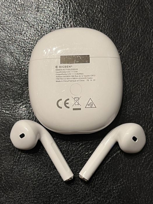 Căști wireless Bluetooth Bigben Activbuds cu carcasă de încărcare