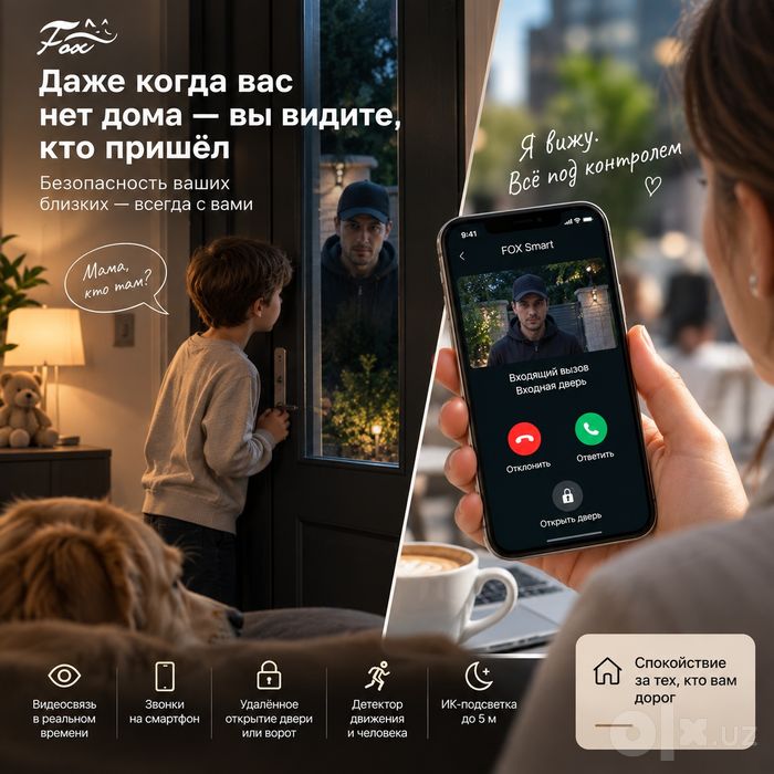 Вызывая панель домофон