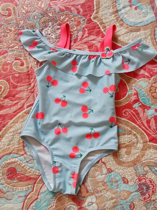 Закрытый купальник леопардовый