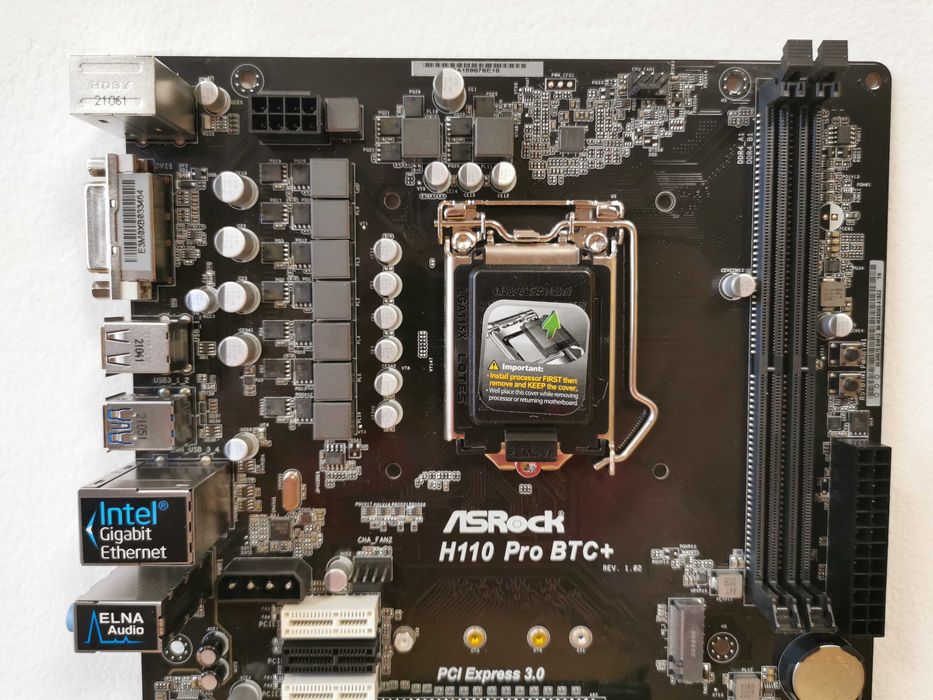 Asrock H110 Pro BTC+ mining дънна платка