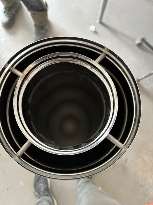 Неръждаема тръба Коаксиал за газов комин Инокс Convesa