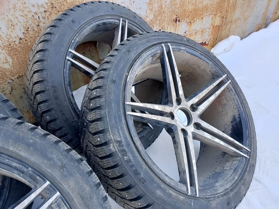 Диски R18 5х114.3+Резина Шипы