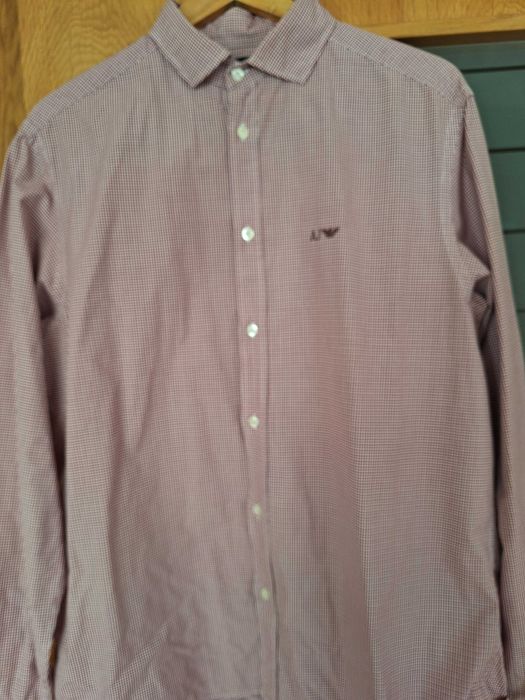 Мъжки ризи Armani jeans, размер XXL  и 3XL. Идеален вид!