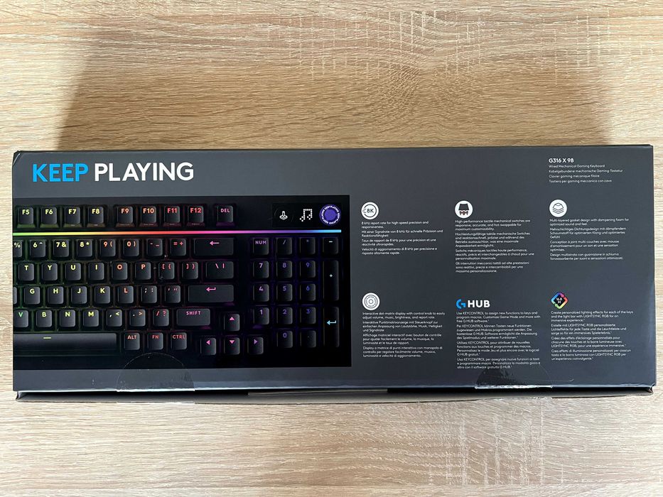 Чисто нова Logitech G316 X 98 геймърска клавиатура
