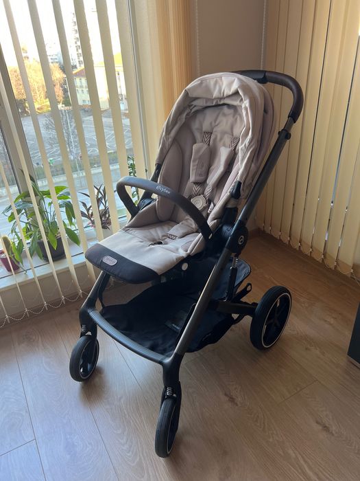 Бебешка количка Cybex Balios S Lux 2025 + кош Cot S Lux Almond Beige
