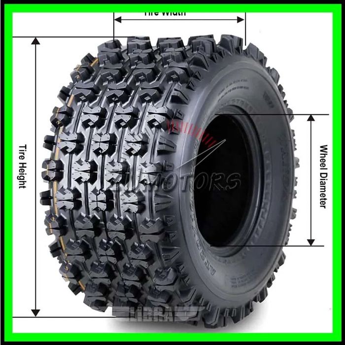 CAUCIUC ATV 18x9.5-8 - Profil Stea - Anvelopa ATV 18x9.5-8