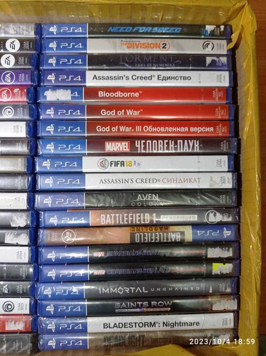 диски на sony playstation 4