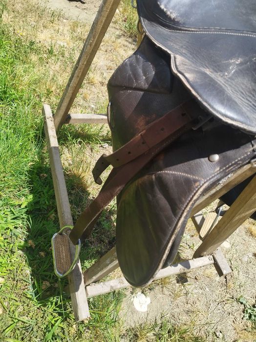 Șa piele echitație model clasic