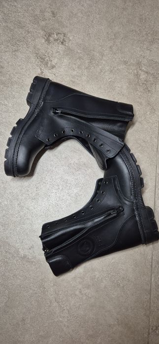 Bocanci piele negri 42