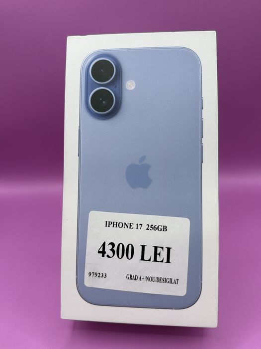 Iphone 17 256GB NOU •Matei Amanet Margeanului• 9792