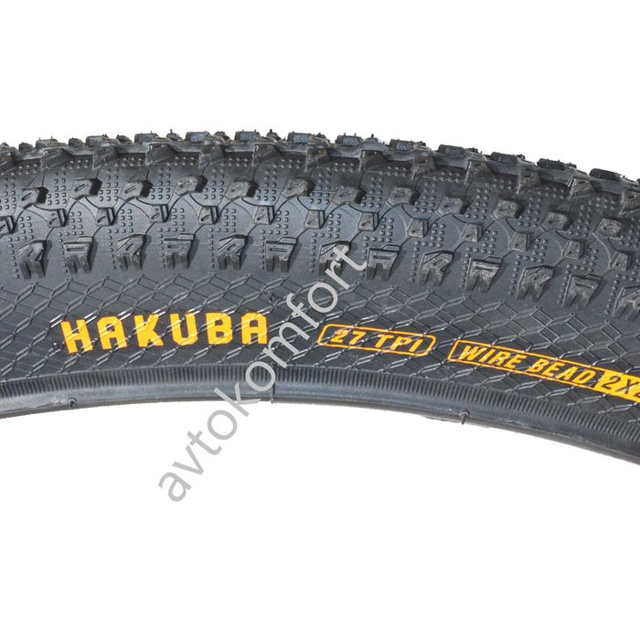 Външна гума за велосипед HAKUBA 26х2.10 (52-559) - за планинско колело MTB, черна  С Код ГУ 7874