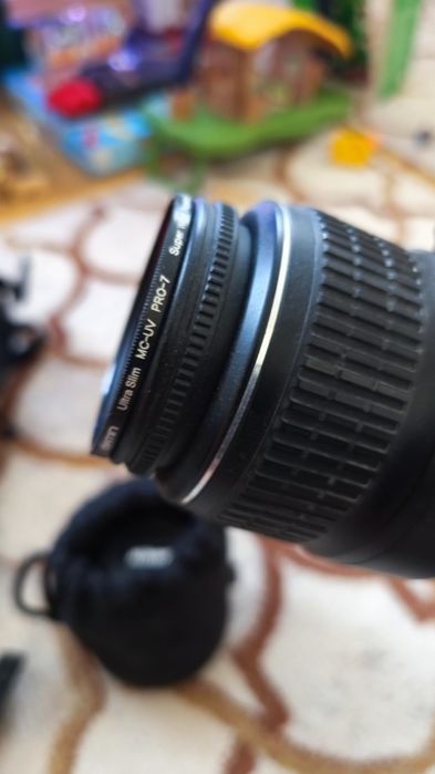 Nikon D3200 + obiectiv 18-55 + obiective prime 50mm + flash sigma