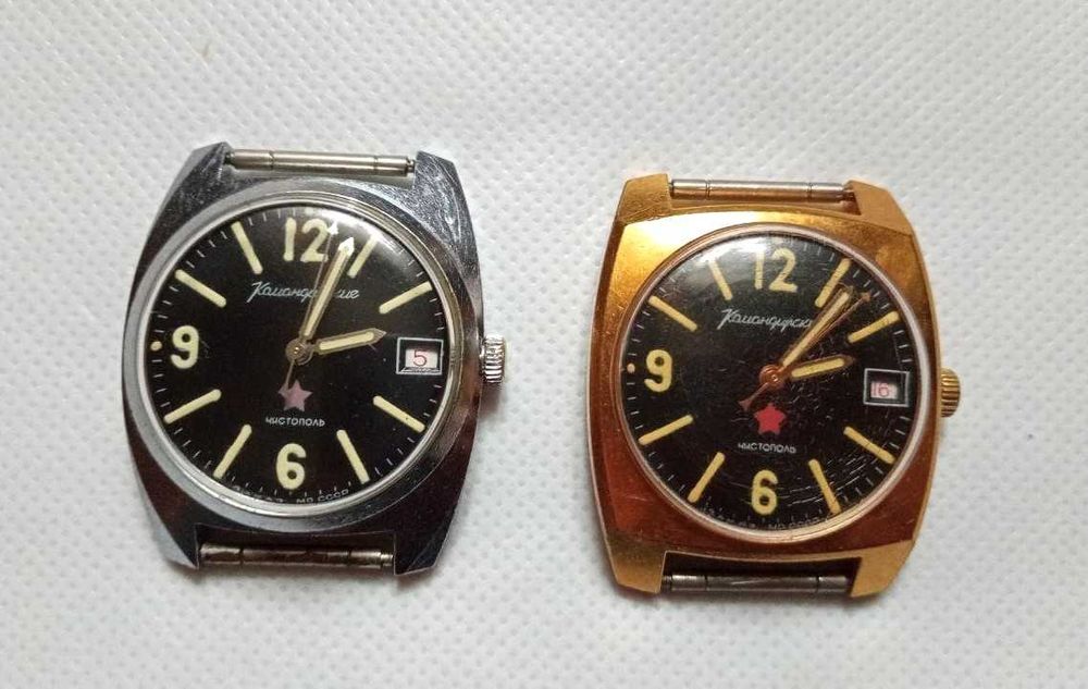 Часы механические наручные "Командирские"