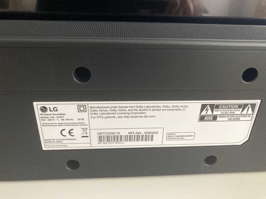 Soundbar LG S70TY
