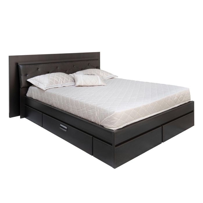 Vand Dormitor complet Allegro wenge+saten lucios, 5 piese , 25C