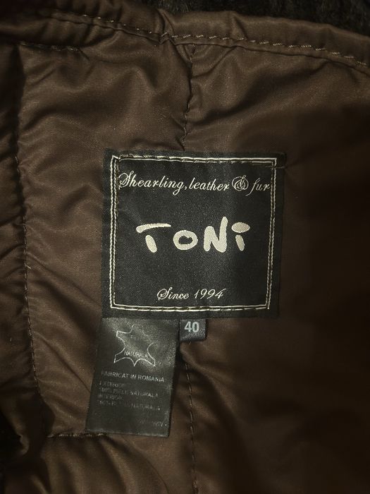 Cojoc din piele naturala Toni, marimea 40