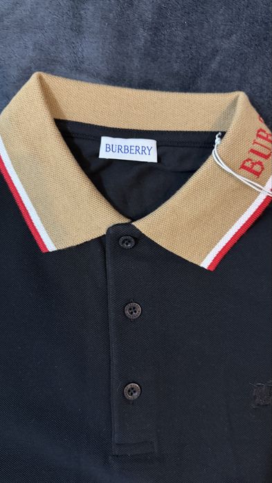 Tricou cu guler Burberry ( dsquared , gucci )