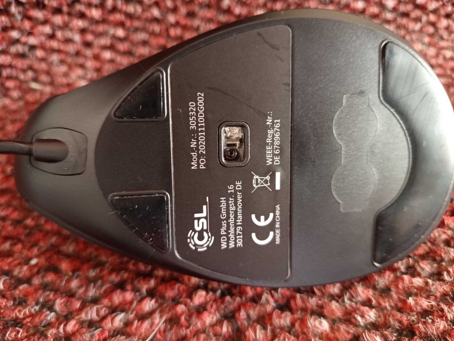 Mouse vertical ergonomic