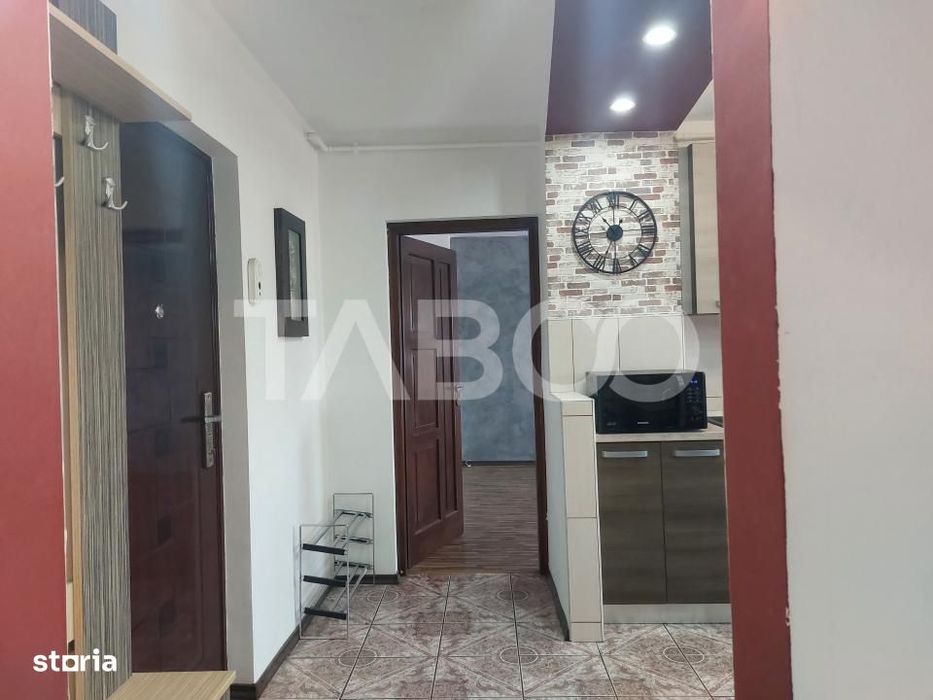 Apartament spatios 49 mp 2 camere decomandate 2 balcone Cisnadie