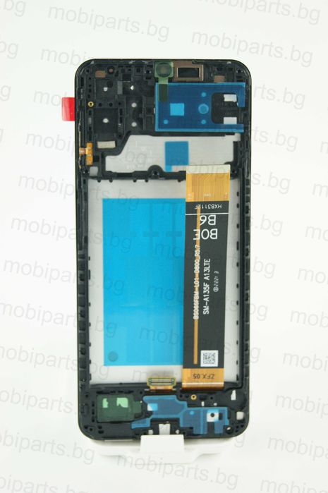 Оригинален дисплей Service Pack Box за Samsung A13 4G с рамка