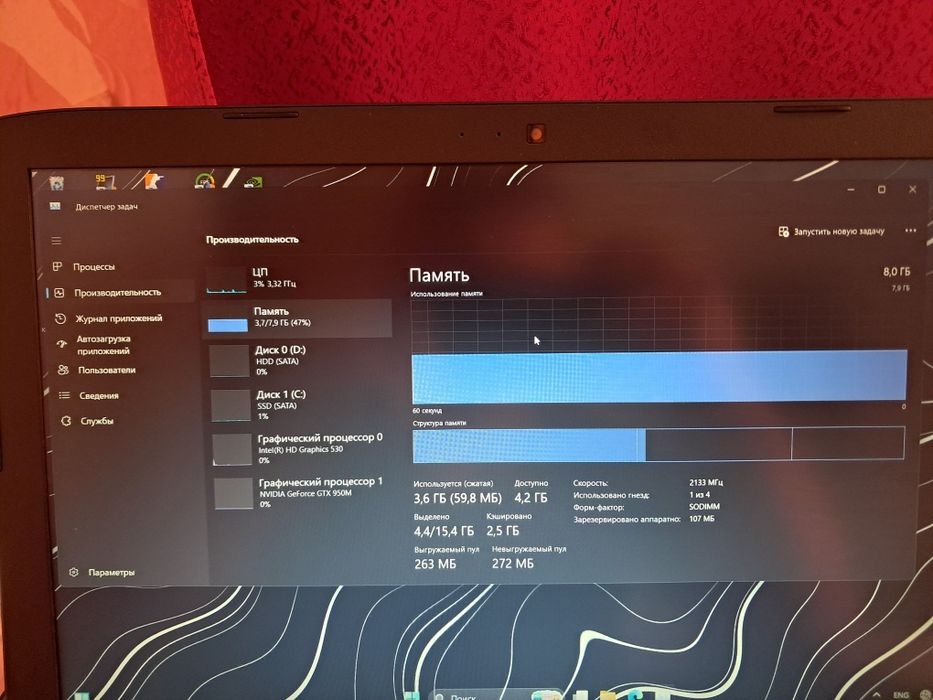 Ноутбук, asus gl552vx