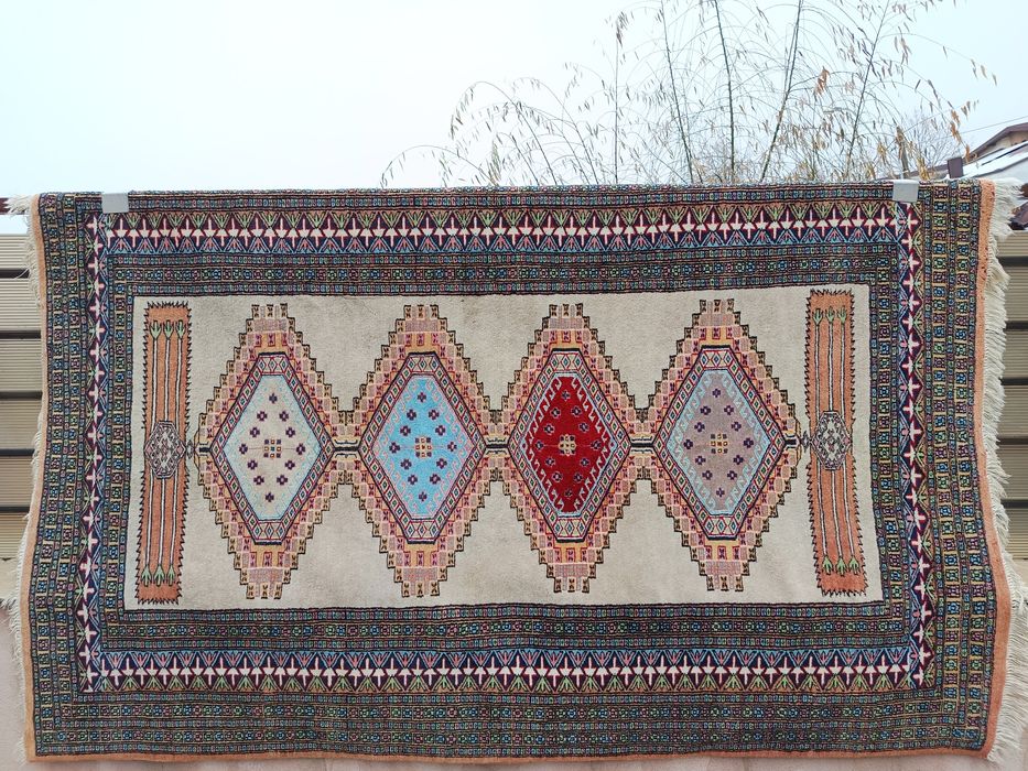 Covoare persane traditionale, Bukhara, lana, lucrate manual.