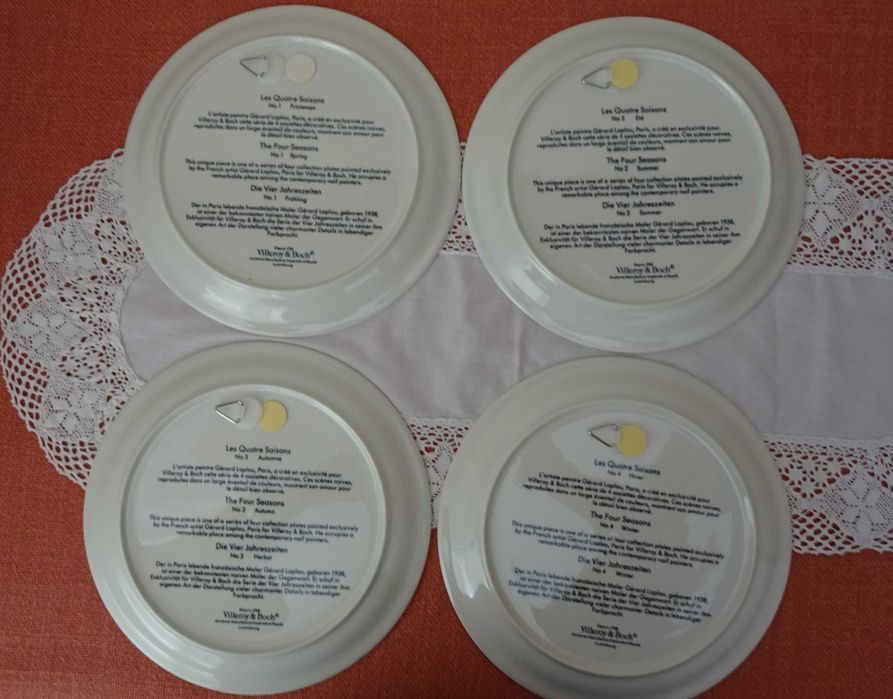 Villeroy и Boch, колекционерски чинии четири сезона NAIF .