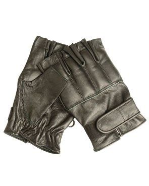 Кожанные безпалцевая тактический перчатка