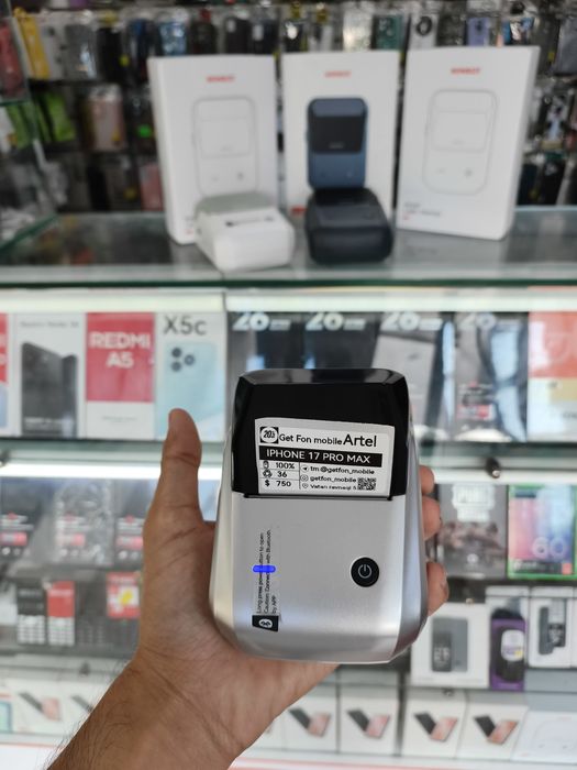 Niimbot B1 mini printer. Bir yil kafolati bilan!