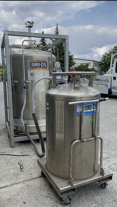 Пълнене, зареждане на течен Азот, LIN, Nitrogen
