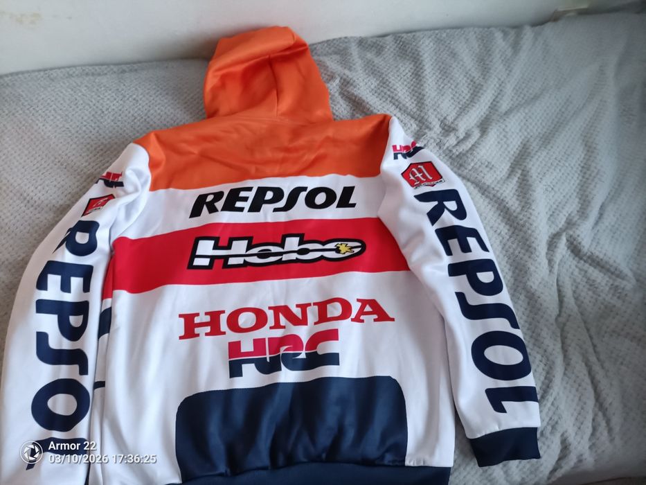 Суичър REPSOL ,яке за мотор и мъжки кожух.
