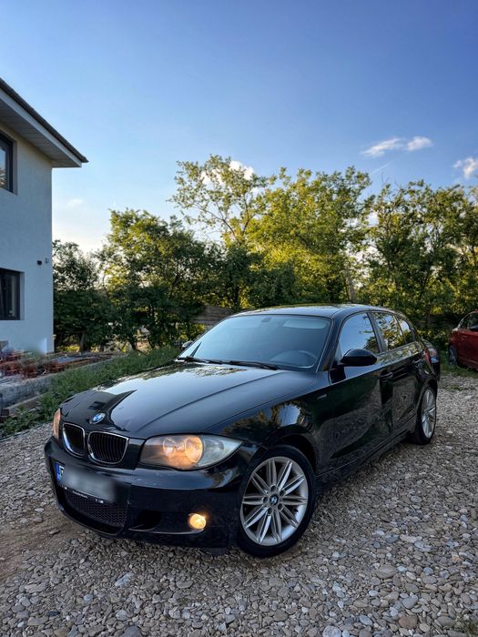 Vand bmw seria 1 120d 177cp M pachet Jante 17 M pilot automat neagru