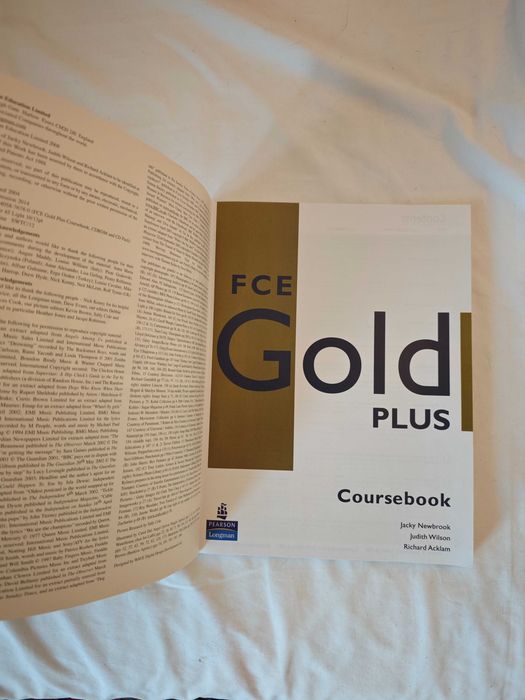 Manual Engleza FCE Gold Coursebook cu CD