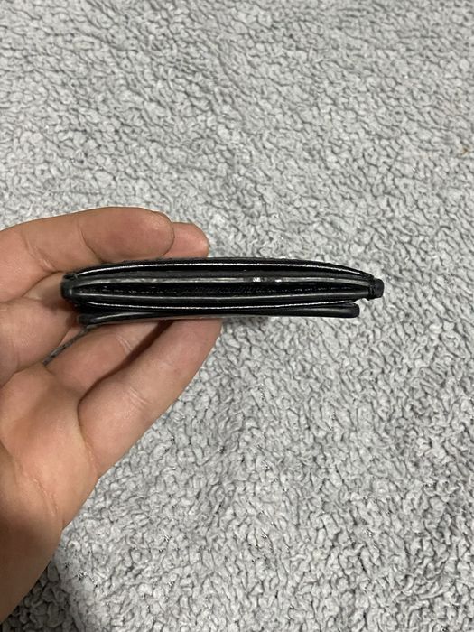 Portofel din piele negru marca Guess