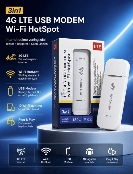 4G WIFI модем LTE Доставка есть! Гарантия есть!