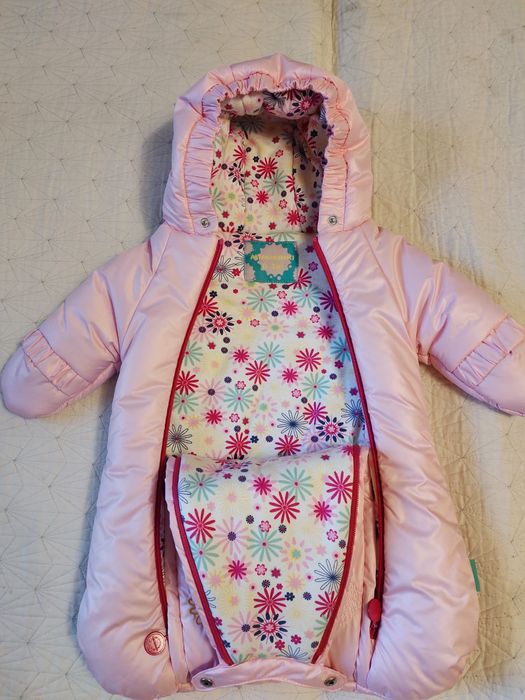 Конверт комбинезон для новорождённого девочка