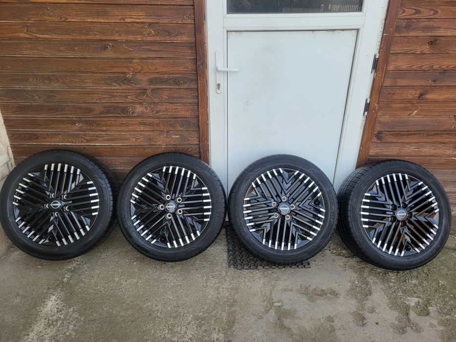 Set jante R17 Nissan Leaf+anvelope vara Dunlop 215 50 17  ca noi