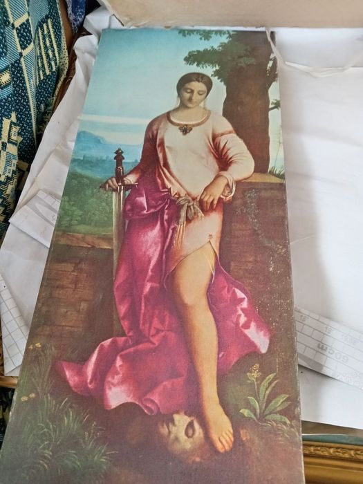 Картины СССР( Незнакомка, Всадница, Джорджоне "Юдифь"